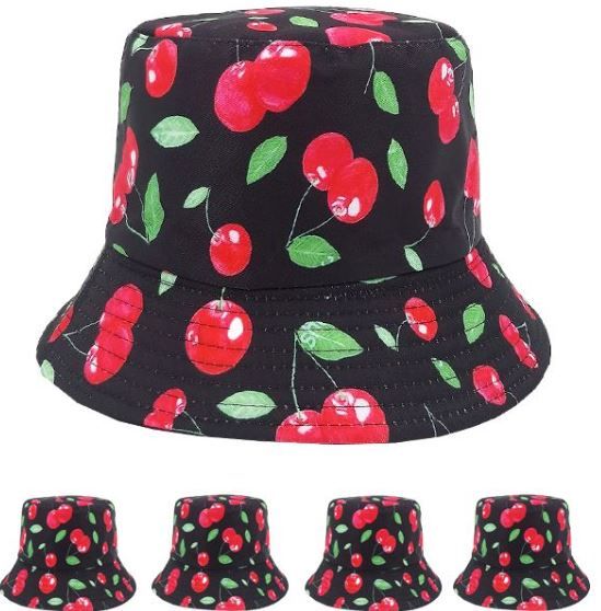 24 Wholesale Cherries Bucket Hat