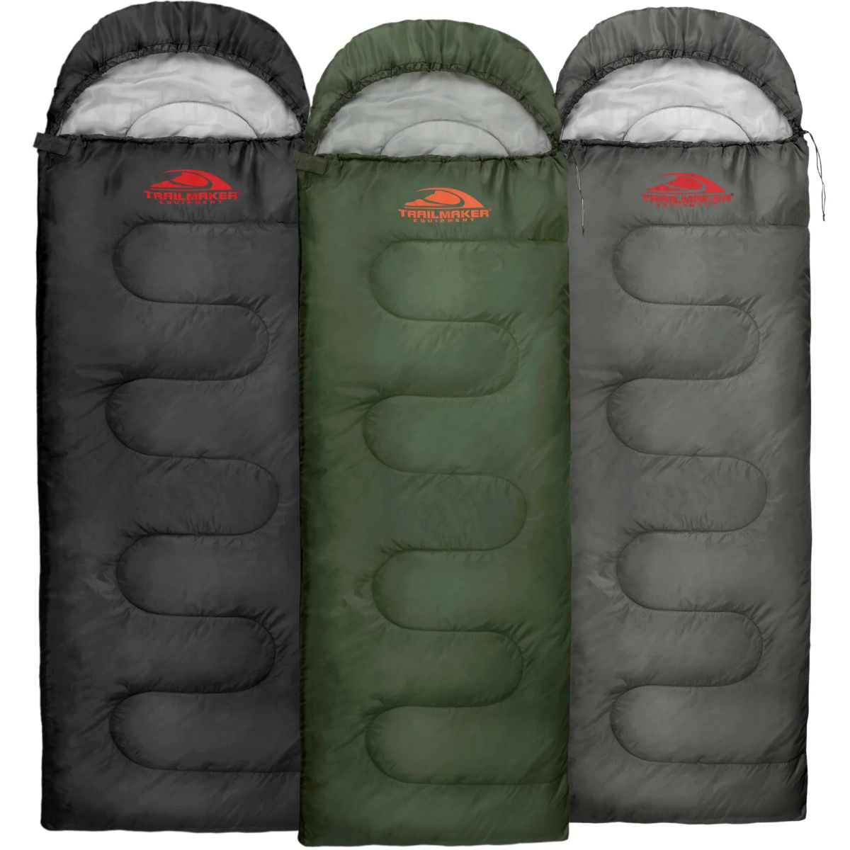 10 Pieces Waterproof Cold Weather Sleeping Bags - 30f Assorted Colors - Sleep Gear