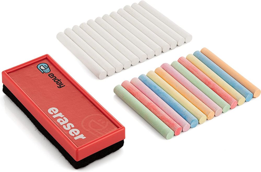 48 pieces of Chalk And Eraser Set
