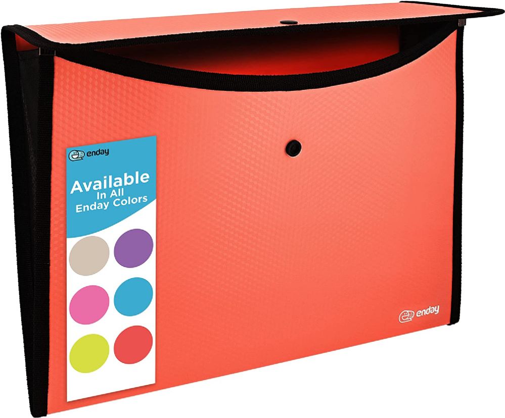 60 pieces Square Flap Letter Size Document Holder, Red Folders