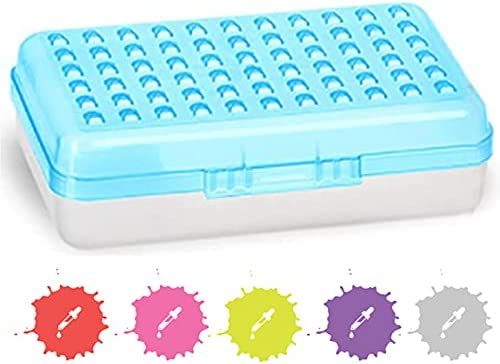 24 Wholesale Assorted Color Dots Pencil Case, Blue