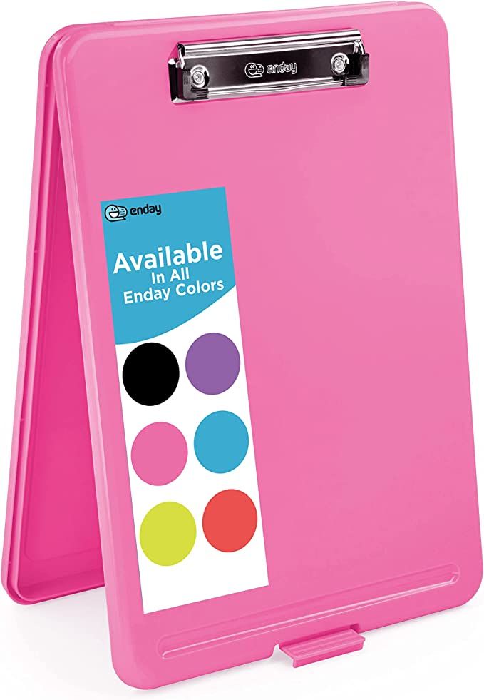 18 Wholesale Translucent Clipboard Storage Case, Pink