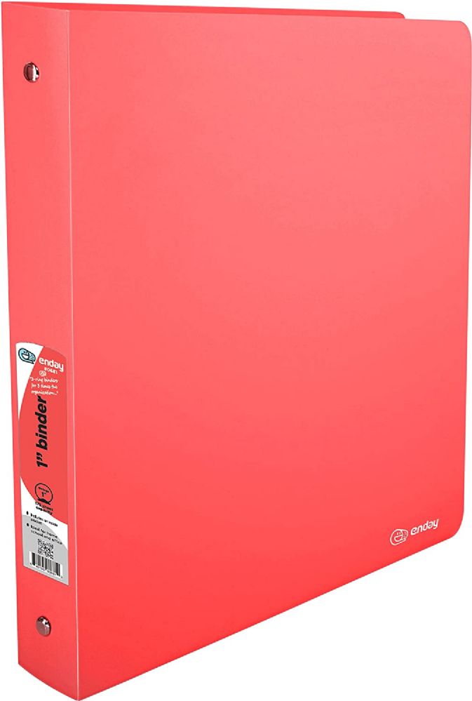 24 pieces of 1" Binder Flexible Cover, Red