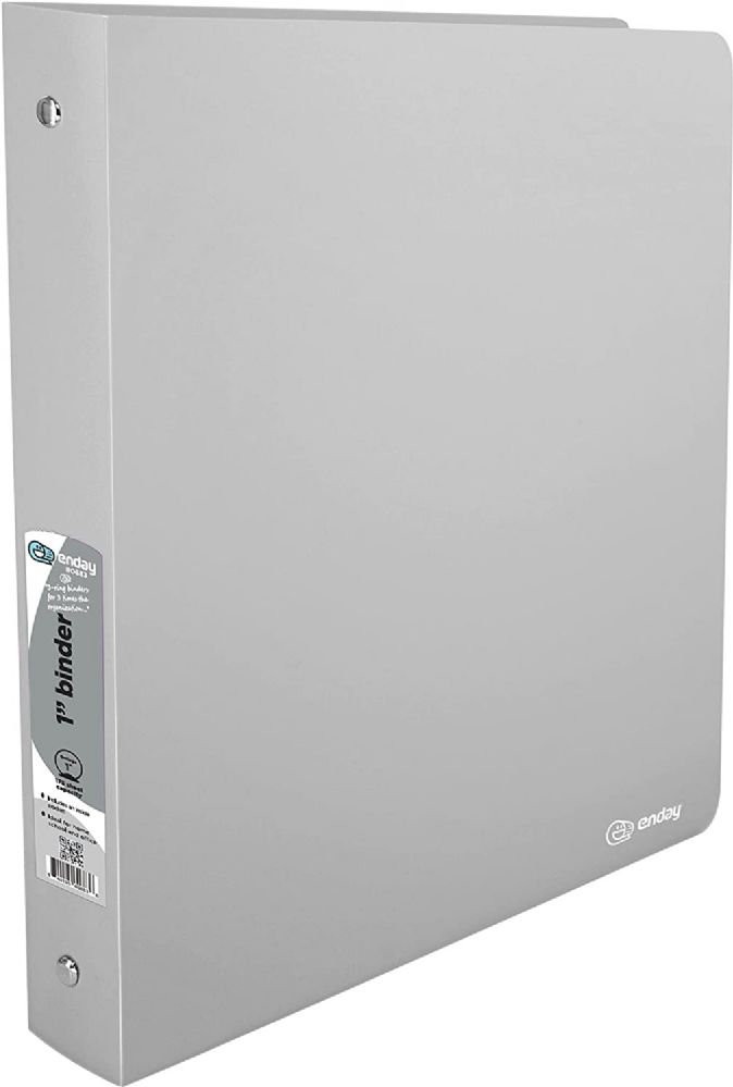 24 pieces of 1" Binder Flexible Cover Gray
