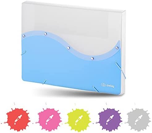 24 pieces of Two Tone Letter Size Document Case, Blue