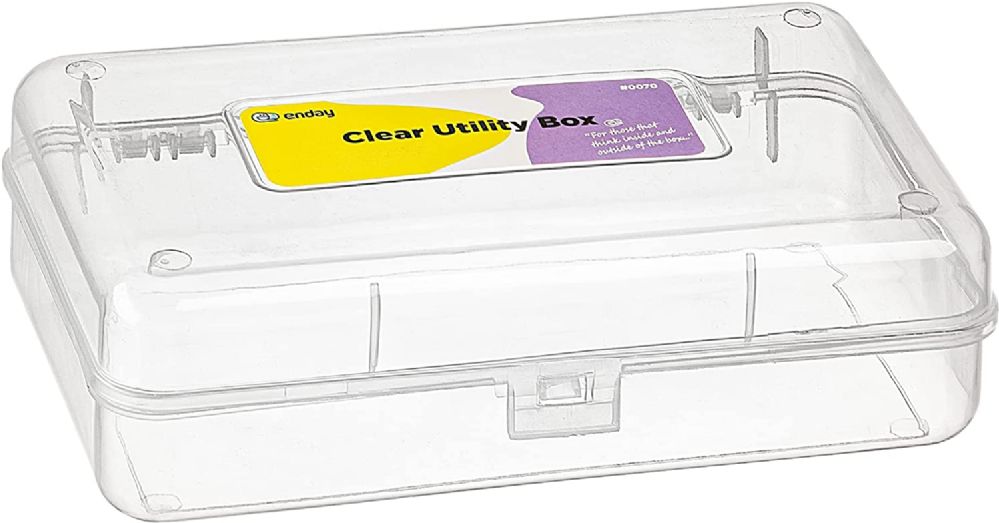 24 pieces Clear Multipurpose Utility Box - Storage & Organization