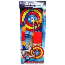24 Pieces of 22" Super Archery Play Set W/ Carrying Case In Open Box