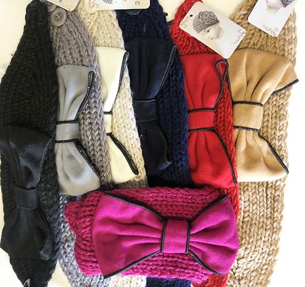 24 Bulk Fashion Knitted Headbands