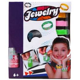 12 Pieces of 6pc Diy Bracelet Kit W/ Accessories In Color Box