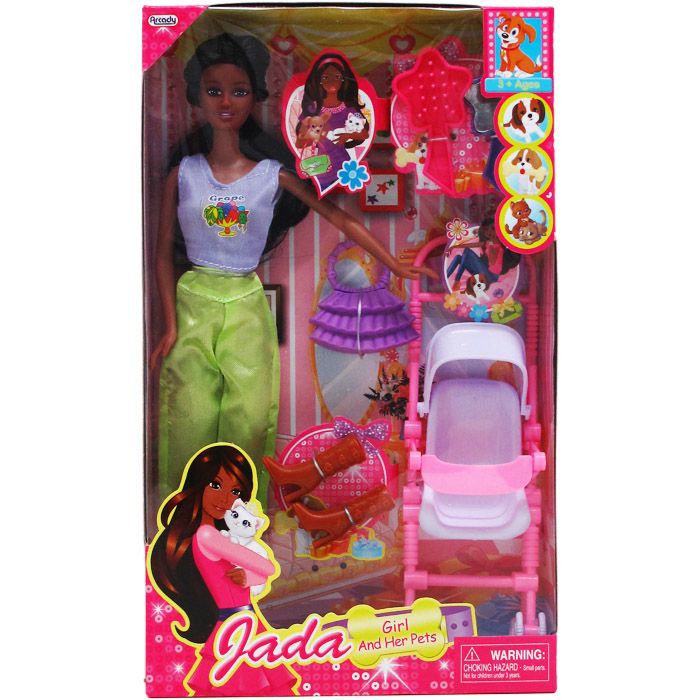 12 Wholesale 11.5" Ethnic Jada Doll W/ Accessories In Window Box