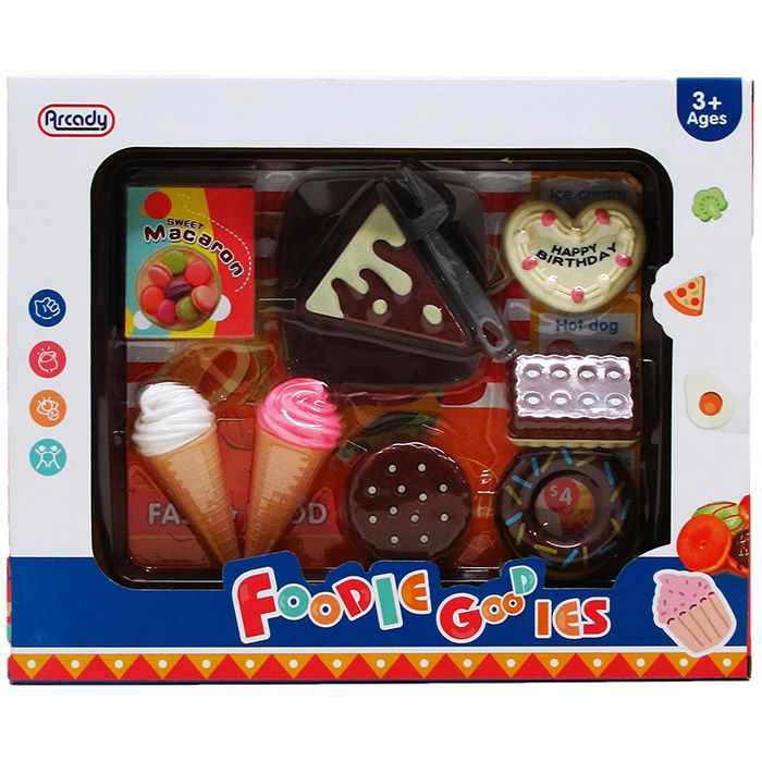 12 Wholesale 11pc Foodie Goodies Dessert Play Set In Window Box