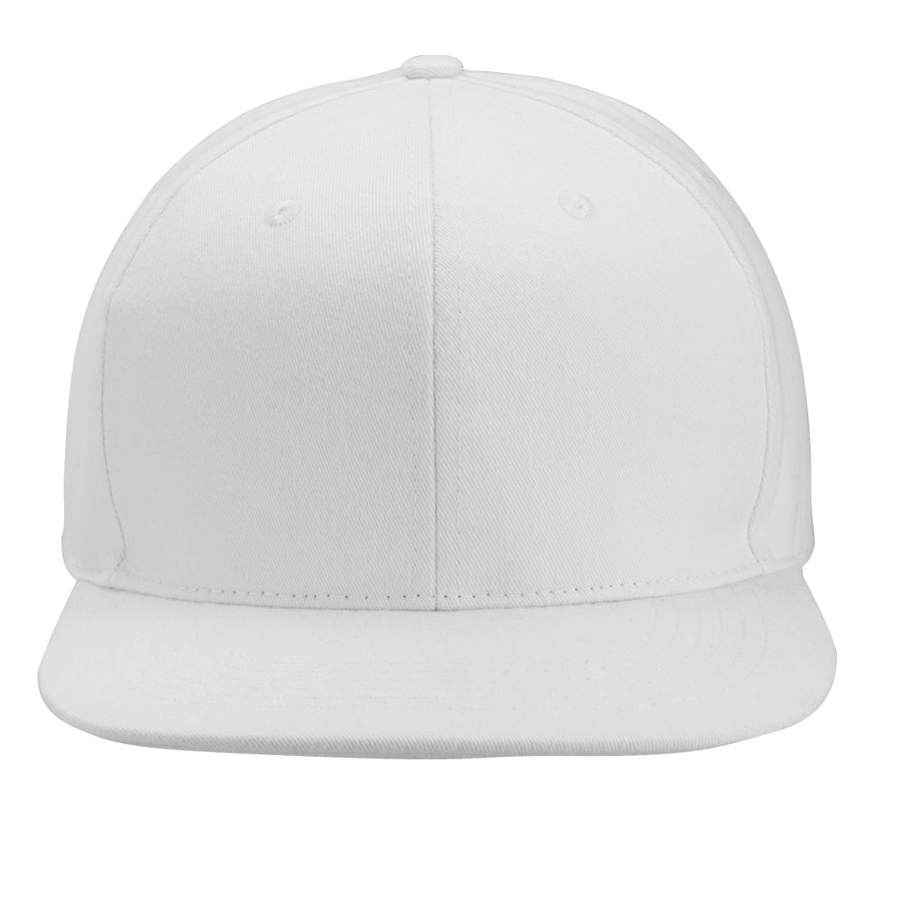 36 Wholesale Plain Snapback Hats White - at 