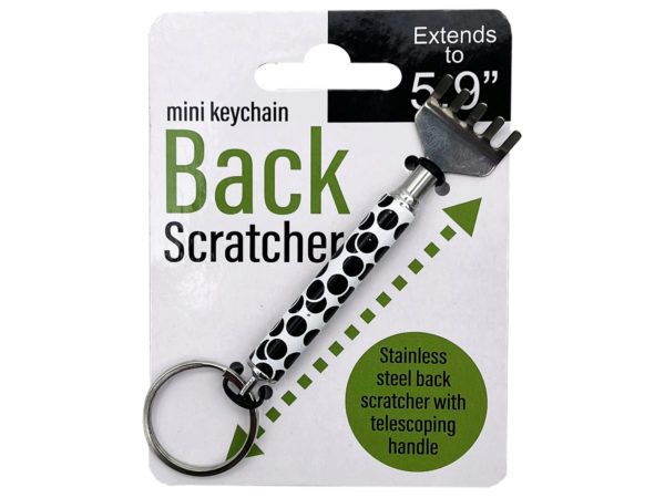 48 pieces of Mini Keyring Extendable Back Scratcher
