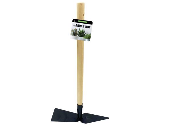 24 pieces of 15.5 In Garden Hoe With Wooden Handle
