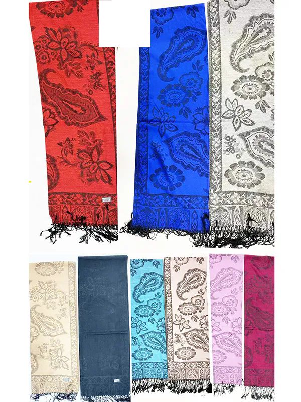 96 Pieces Womens Winter Scarf Classic Warm Soft Large - Winter Scarves