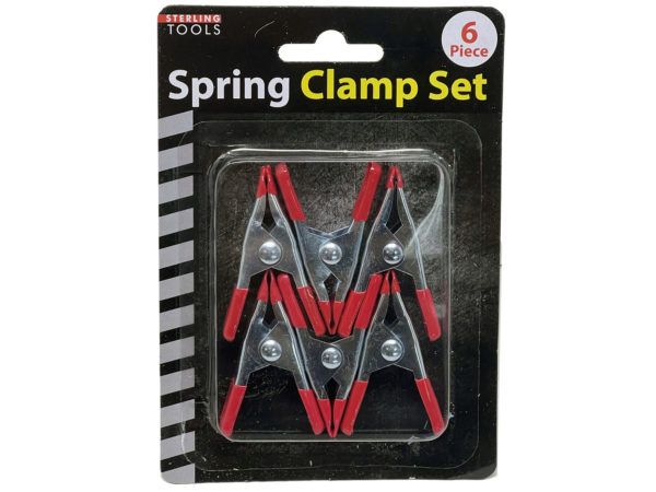 30 pieces of 6 Pack Spring Clamps With Soft Grip And Tip