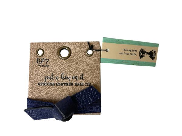 150 pieces of Navy Bow Hairtie