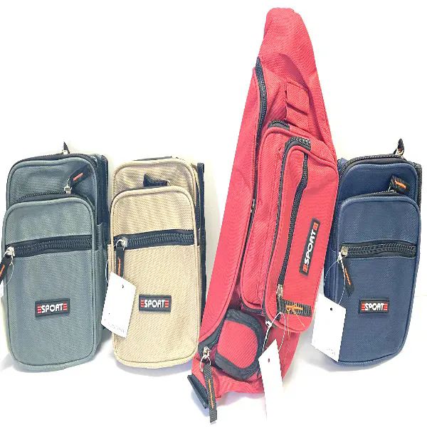 24 Pieces Multipurpose Crossbody Shoulder Bag For Men And Women - Draw String & Sling Packs