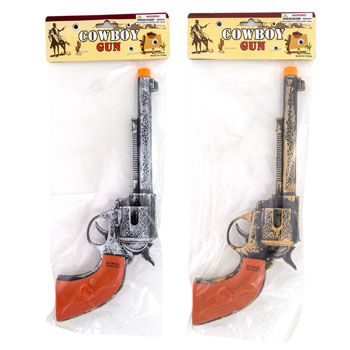 48 pieces of Cowboy Gun 12in W/click Sound 2asst Antique Look Finish Pbh