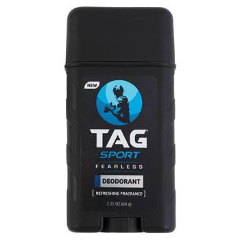 12 pieces Deodorant 2.25 Oz Mens Stick Tag Fearless - Deodorant