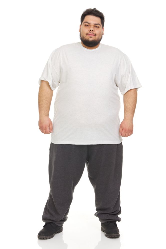 Plus Size Men Cotton T-Shirt Bulk Big Tall Short Sleeve Lightweight Tees  5X-Large, Solid White - at -  