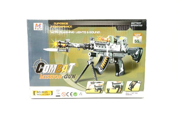 24 Wholesale Light Up Machine Toy Gun