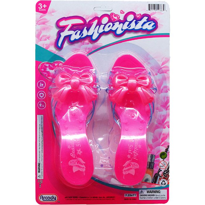48 Wholesale 6.75" Fashionista Toy Shoes