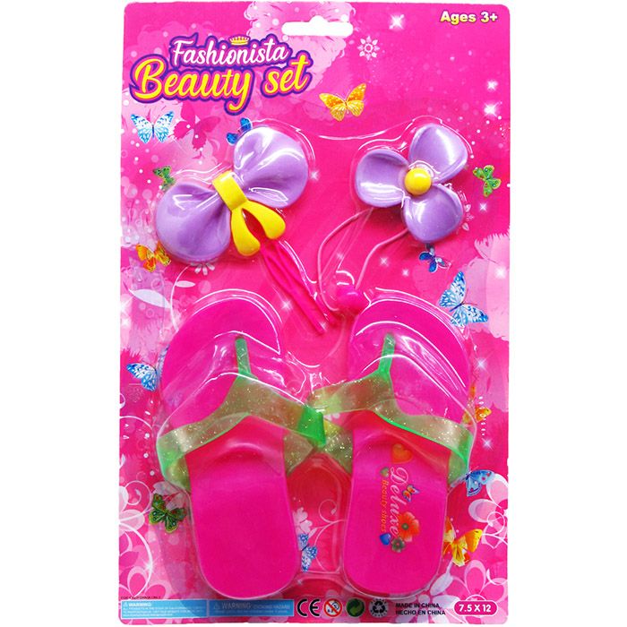 36 Pieces 5.5" Fashionista Toy Shoes W/ Accessories - Girls Toys