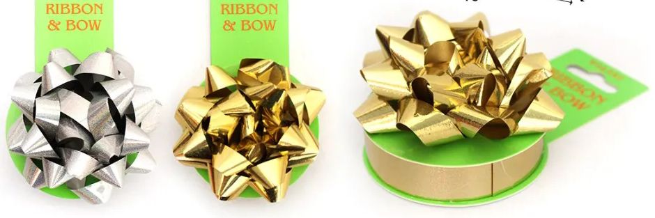 96 Pieces 4 Inch Flower And 4m Ribbon - Bows & Ribbons