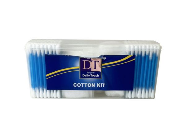 36 pieces Daily Touch Cotton Swab Kit In Hard Case - Cotton Balls & Swabs