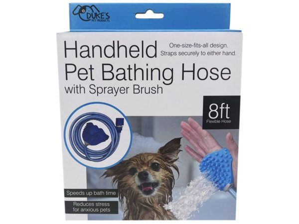 6 pieces of Handheld Pet Bathing Hose With Sprayer Brush