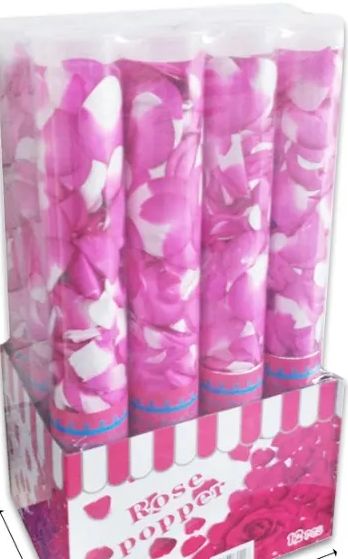 48 Pieces 15 Inch Party Popper Of Peach Blossom - Party Favors