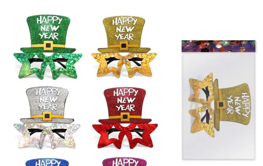 120 Wholesale New Year Glasses