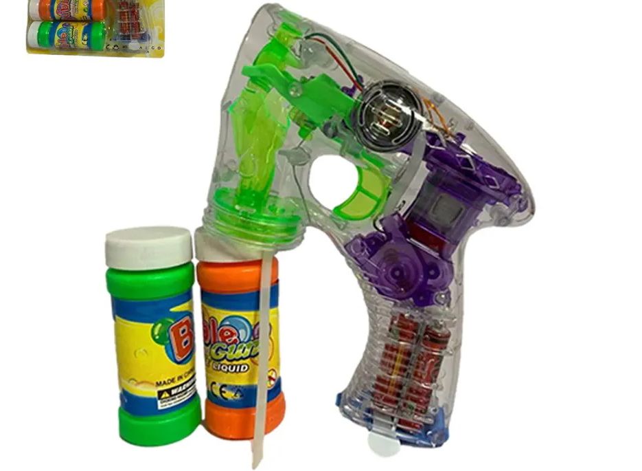 30 Wholesale Bubble Gun With Battery Light And Sound at
