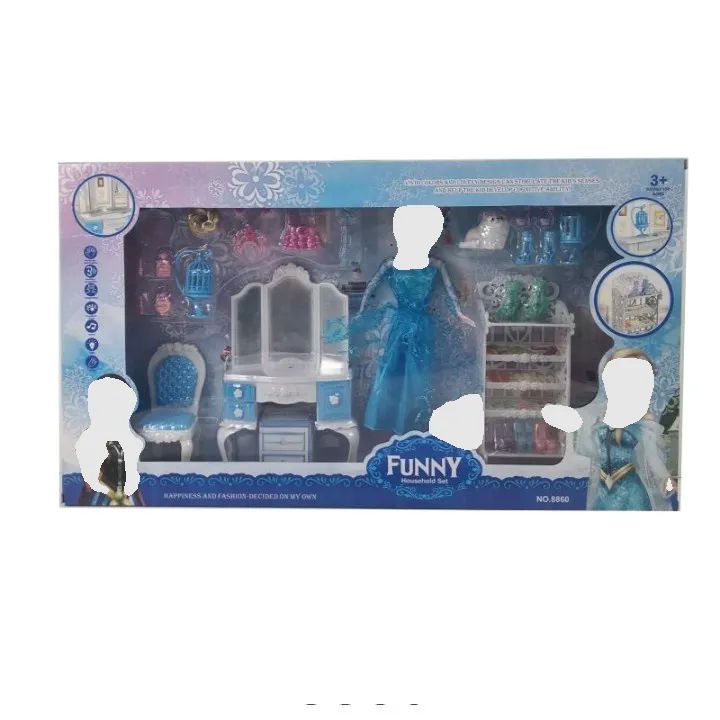 6 Wholesale Blue Princess With Furniture