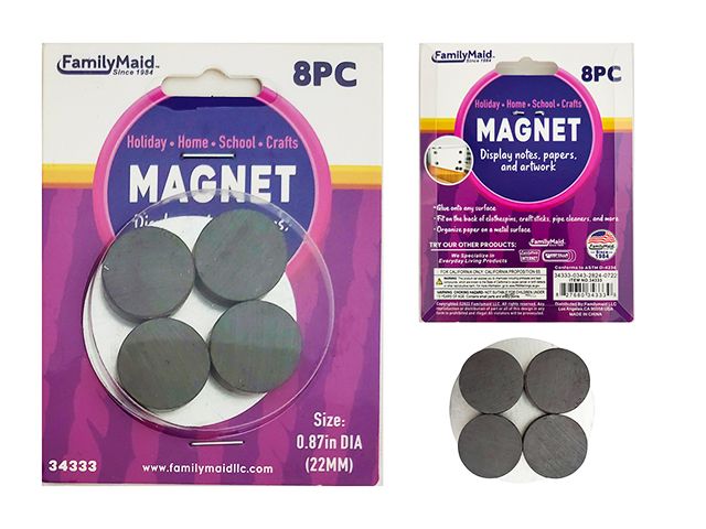 144 Pieces of Magnet 8pc 0.87 Inch/22mm
