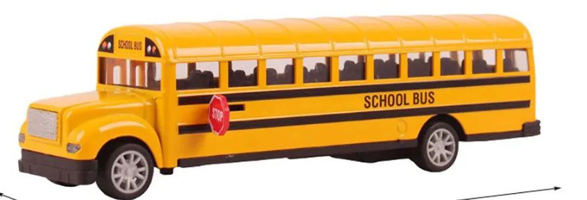 12 Pieces of 8.5 Diecast School Bus With Music