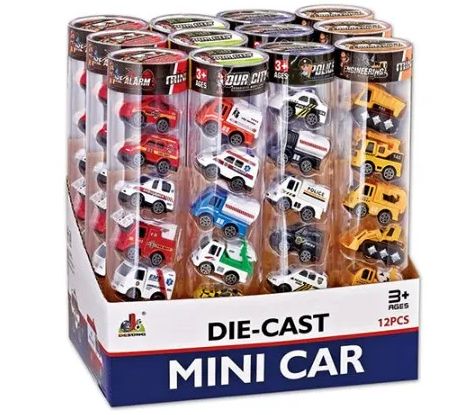 36 Pieces of 6 Piece Die Cast Mini Car
