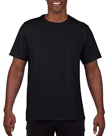 48 Wholesale Men's Cotton Short Sleeve T-Shirt Size Large, Black