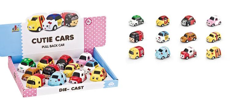 48 Pieces of Cutie Mini Pull Back Car