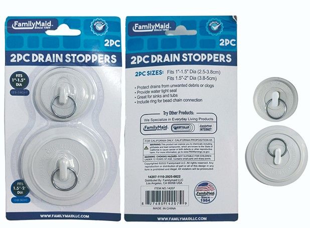 96 Pieces of 2pc Drain Stoppers