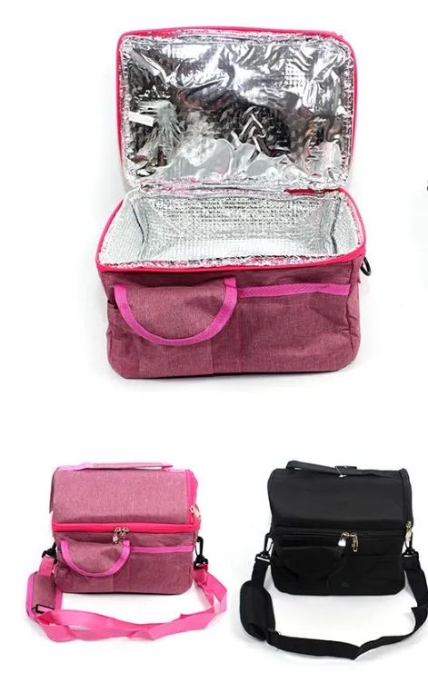 12 Pieces of 9x10x6 Insulated Lunch Bag
