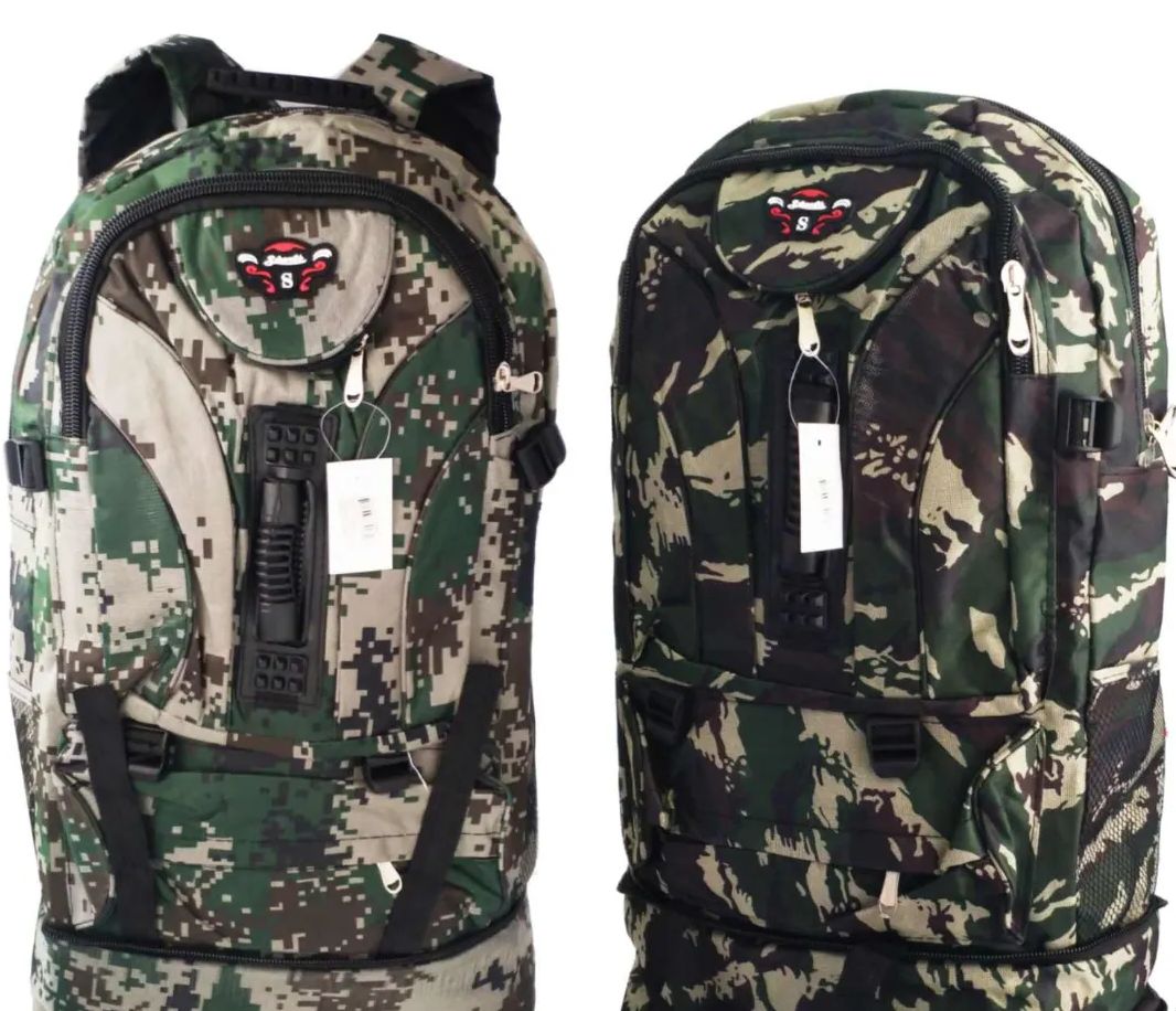 12 Pieces 25 Inch Camo Travel Backpack Backpacks 18" or Larger at