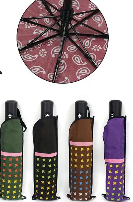 60 Pieces of 39 Inch Automatic Umbrella Mixed Color