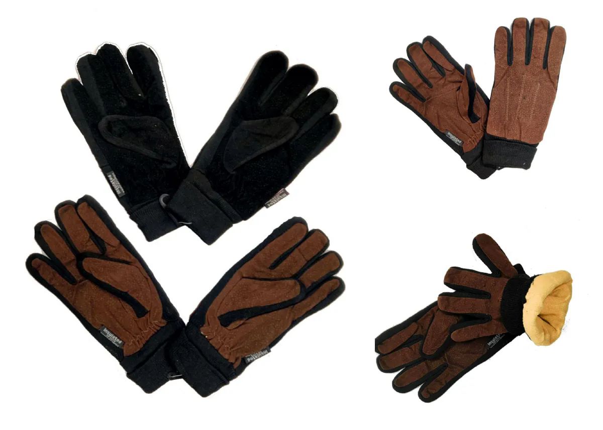 120 Pieces Pigskin Gloves - Winter Gloves