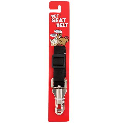 108 pieces of Dog Seat Belt Adjustable Black 24 Inch Length