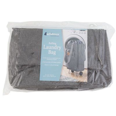 4 pieces of Laundry Bag Rolling 12x25.5x8 Gray Ref#6342-9732