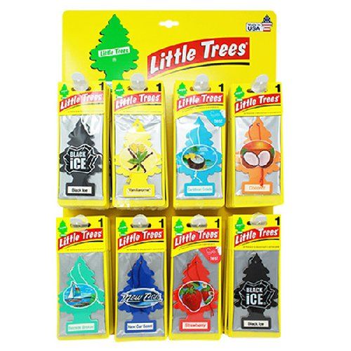 96 Wholesale Little Tree Air Freshener Display at