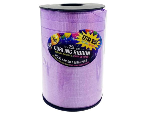 48 pieces of 250 Yard Curling Light Purple Ribbon
