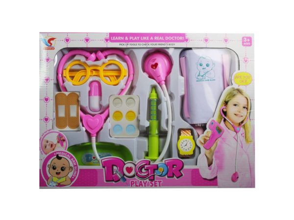 12 pieces of Pretend Doctor Play Set Accessories